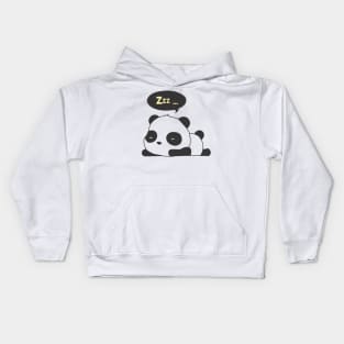 Panda Bear Sleeping Kids Hoodie